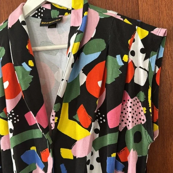 Nooworks Multicolor Abstract Magic Party Jumpsuit. Art by Ashley Mary. Medium. - Picture 7 of 16